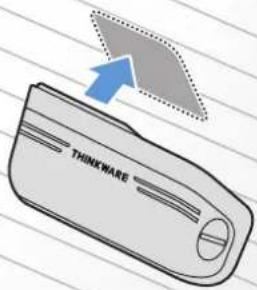 Thinkware U3000 - Fixation de la caméra arrière - 3