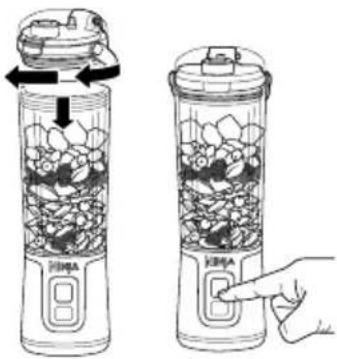 NINJA Blast - START/STOP-KNOP - 1
