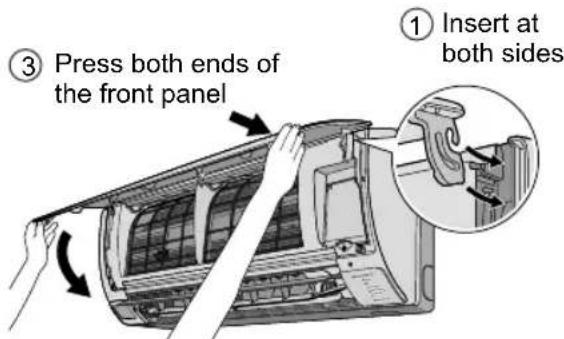 PANASONIC CS-A28PKD - Front panel - 2