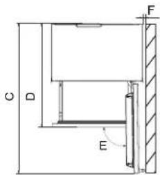 JENN-AIR JBBFR30NMX - Door Swing Dimensions - 2