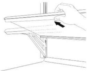 JENN-AIR JBBFR30NMX - To replace a shelf: - 1