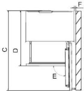 JENN-AIR JBBFL30NMX - Dimensions pour l'ouverture des portes - 2