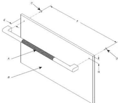 JENN-AIR JBBFL30NMX - Install the Freezer Printer Handle IMPORTANT: - 1