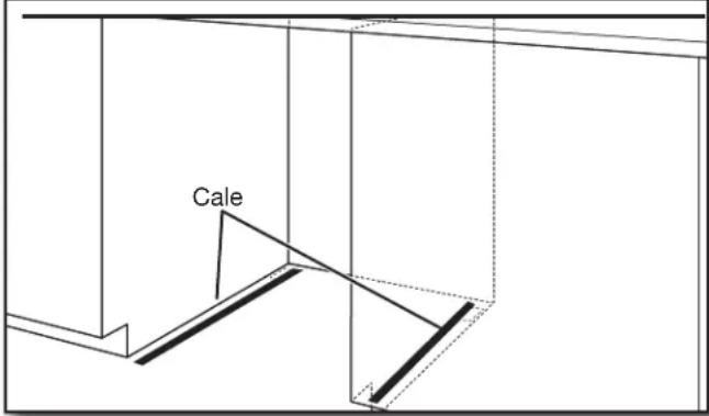 JENN-AIR JDPSG244PS - Surélever le plancher - ajouter des cales au besoin - 1