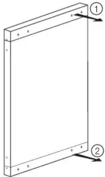BEKO BU1154HCN - Ovien uudelleen sijoitus - 2