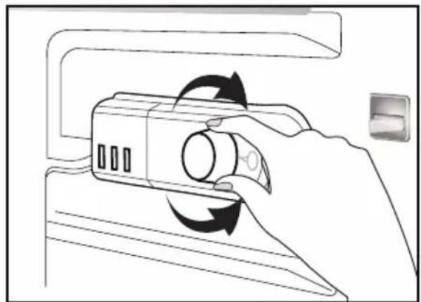 BEKO BU1154HCN - Bouton de réglage du thermostat - 1