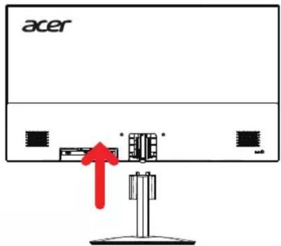 ACER SA242YH - • Τοποθέτηση της Βάσης - 2