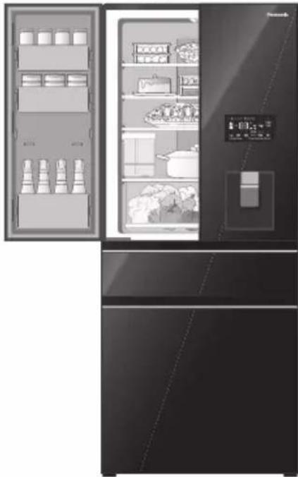 PANASONIC NR-YW590Y - ทำความสะอาดซีลประตูอย่างน้อยเดือนละครั้ง - 3