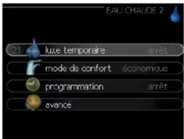 MITSUBISHI HSB100 - Sous-menus - 1