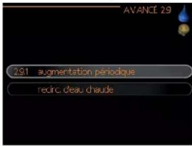 MITSUBISHI HSB100 - Menu 2.9 - avancé - 1