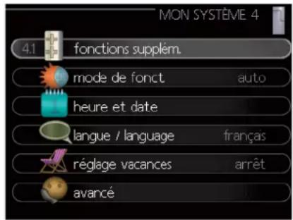 MITSUBISHI HSB100 - Sous-menus - 1