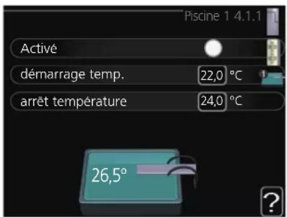MITSUBISHI FDCW60VNX - Menu 4.1.1/4.1.2 - Piscine 1/Piscine 2 - 1