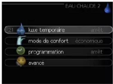 MITSUBISHI FDCW60VNX - Sous-menus - 1