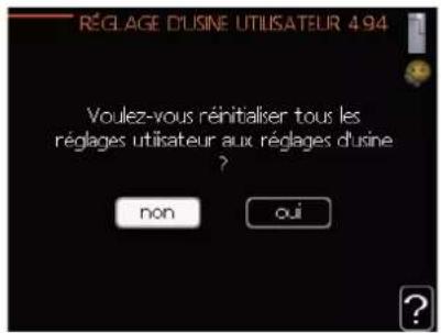 MITSUBISHI FDCW60VNX - Menu 4.9.4 - réglage d'usine utilisateur - 1