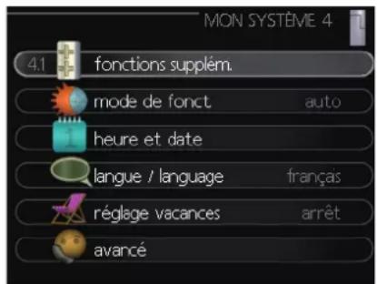 MITSUBISHI HMA100 - Sous-menus - 1
