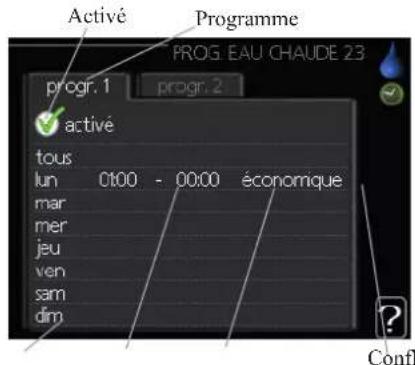 MITSUBISHI HMA100 - Menu 2.3 - programmation - 1