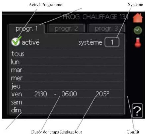 MITSUBISHI HMA100 - Menu 1.3.1 -chauffage - 1