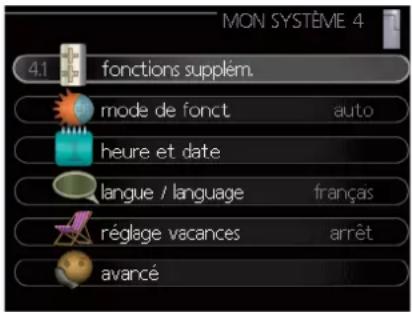 MITSUBISHI FDCW100VNX - Sous-menus - 1