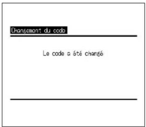 MITSUBISHI ESA30EH2 - Comment modifier le Code administrateur - 2