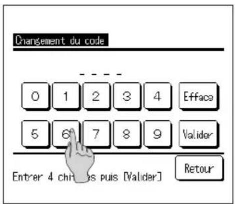 MITSUBISHI ESA30EH2 - Comment modifier le Code administrateur - 1