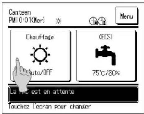 MITSUBISHI ESA30EH2 - Comment démarrer le mode chauffage - 1