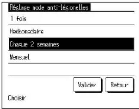 MITSUBISHI ESA30EH2 - Réglage mode anti légionelles - 4