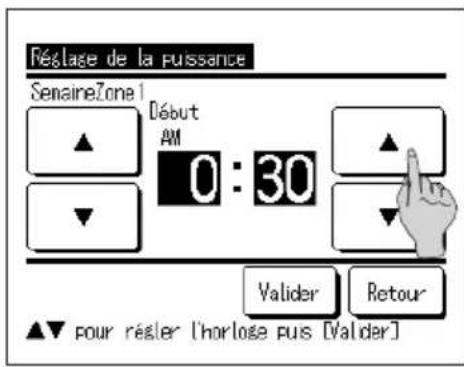 MITSUBISHI ESA30EH2 - Comment régler la puissance - 7