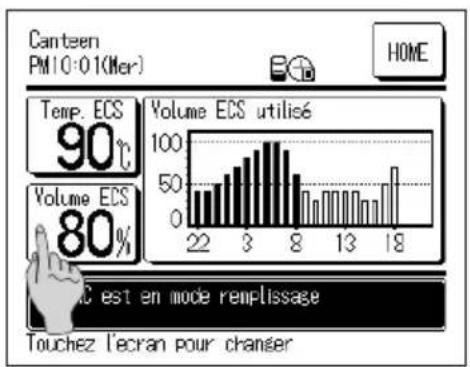 MITSUBISHI ESA30EH2 - Mode de fonctionnement eau chaude - 3