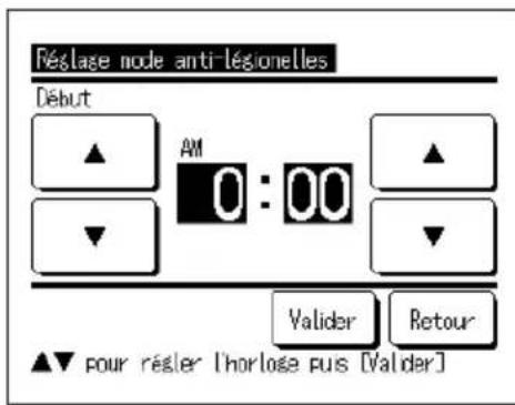 MITSUBISHI ESA30EH2 - Réglage mode anti légionelles - 3