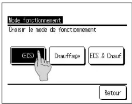 MITSUBISHI ESA30EH2 - Comment modifier le réglage de l'application - 1