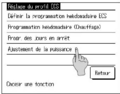 MITSUBISHI ESA30EH2 - Comment régler le jour en arrêt - 2