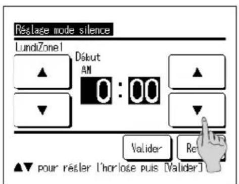 MITSUBISHI ESA30EH2 - Comment régler le mode silencieux - 7