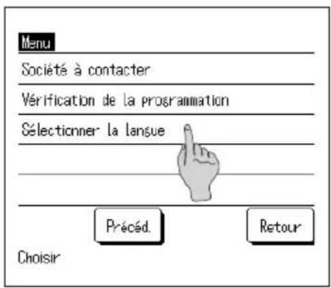 MITSUBISHI ESA30EH2 - ■ Sélectionner la langue - 2