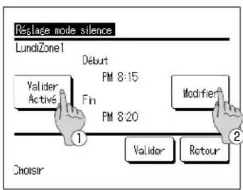 MITSUBISHI ESA30EH2 - Comment régler le mode silencieux - 6