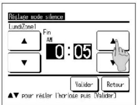 MITSUBISHI ESA30EH2 - Comment régler le mode silencieux - 8