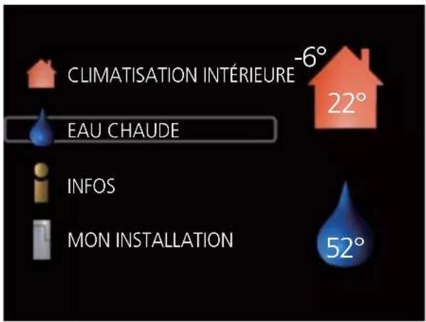 MITSUBISHI SFDCW60VNX - Système de menus - 1