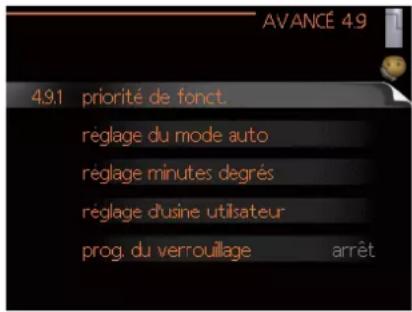 MITSUBISHI SFDCW60VNX - Menu 4.9 - avancé - 1