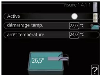 MITSUBISHI SFDCW60VNX - Menu 4.1.1/4.1.2 - Piscine 1/Piscine 2 - 1