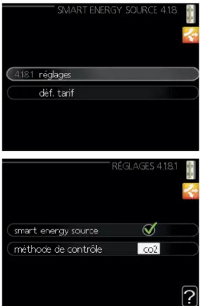 MITSUBISHI SFDCW60VNX - Menu 4.1.8 - smart energy source™ (RC-HY40-W uniquement) - 1