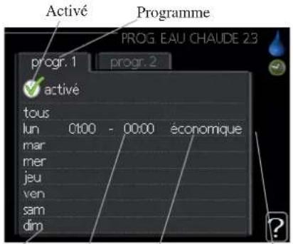 MITSUBISHI SFDCW60VNX - Menu 2.3 - programmation - 1