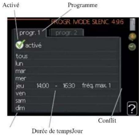 MITSUBISHI SFDCW60VNX - Menu 4.9.6 - prog. du mode silence - 1