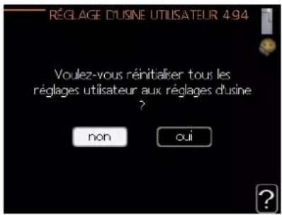 MITSUBISHI SFDCW60VNX - Menu 4.9.4 - réglage d'usine utilisateur - 1
