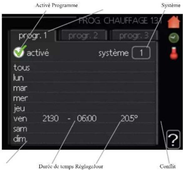 MITSUBISHI HSB60-W - Menu 1.3.1 - chauffage - 1
