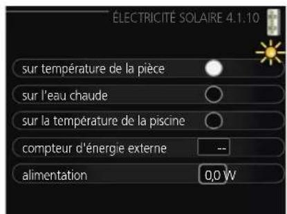 MITSUBISHI HSB60-W - Menu 4.1.10 - Électricité solaire - 1