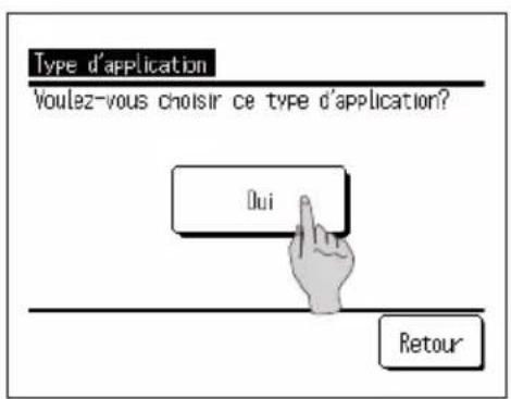 Type d'application Vousz-vous choisir ce type d'application? Oui Retour