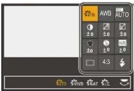 AWB AUTO ±0 ±0 ±0 ±0 ±0 +0 4:3