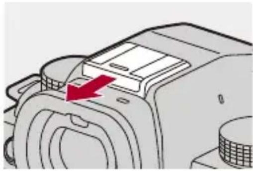 PANASONIC Lumix DC-G9M2 - Retrait du couvercle de la griffe porte-accessoires - 1