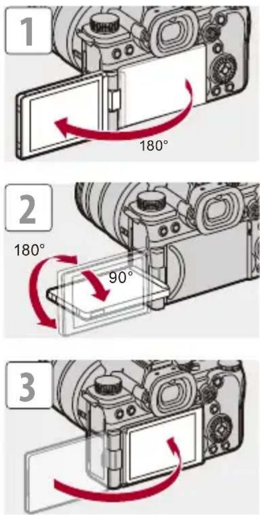 PANASONIC Lumix DC-G9M2 - Réglage de la direction et de l'angle de l'écran - 1