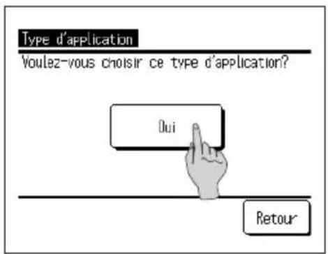 Type d'application Youlez-vous choisir ce type d'application? Dui Retour