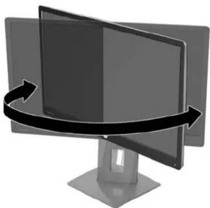 HP EliteDisplay E240q - Réglage du moniteur - 2